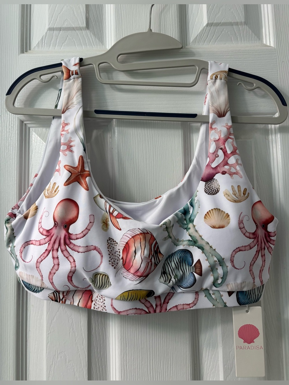 Paradisa Delphina Multi Sporty Scoop Bikini Top - XL
